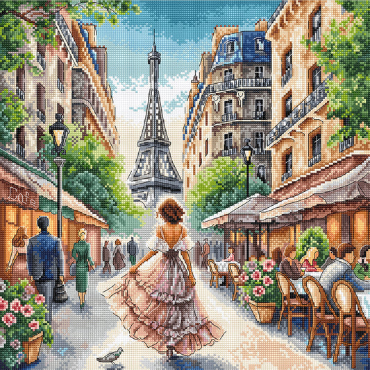 New Release: “P126 From Paris With Love” Cross Stitch Kit by AVA Stitch