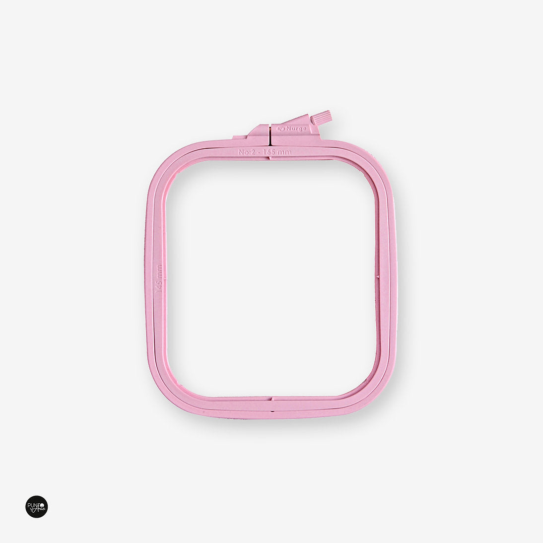 Nurge Pink Square Hoop: Your Perfect Companion for Embroidery and Cross-Stitch
