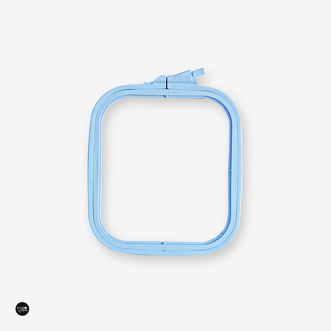 Nurge Blue Square Hoop: Precision and Elegance for Your Embroidery