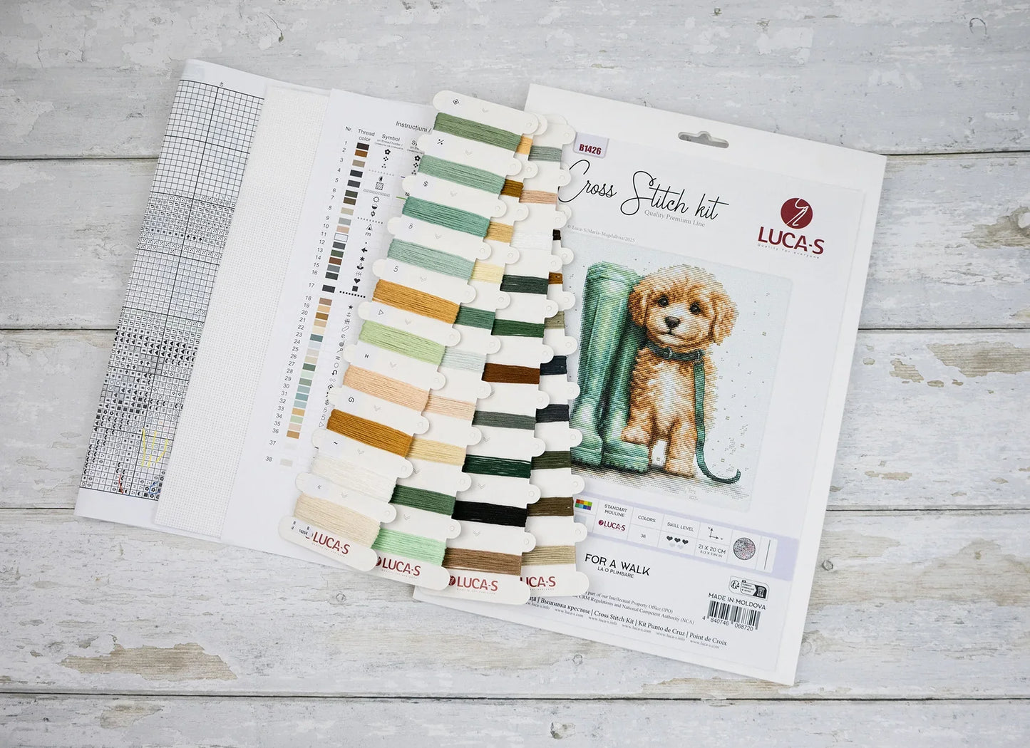 Kit de Punto de Cruz Luca-S – For a Walk, B1426