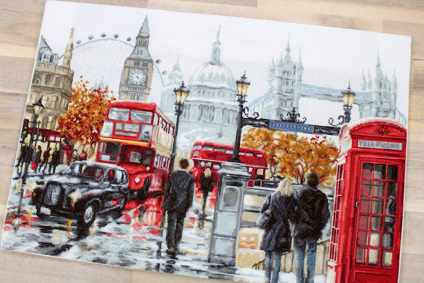 Kit de Punto de Cruz "Londres" de Luca-S - B2376