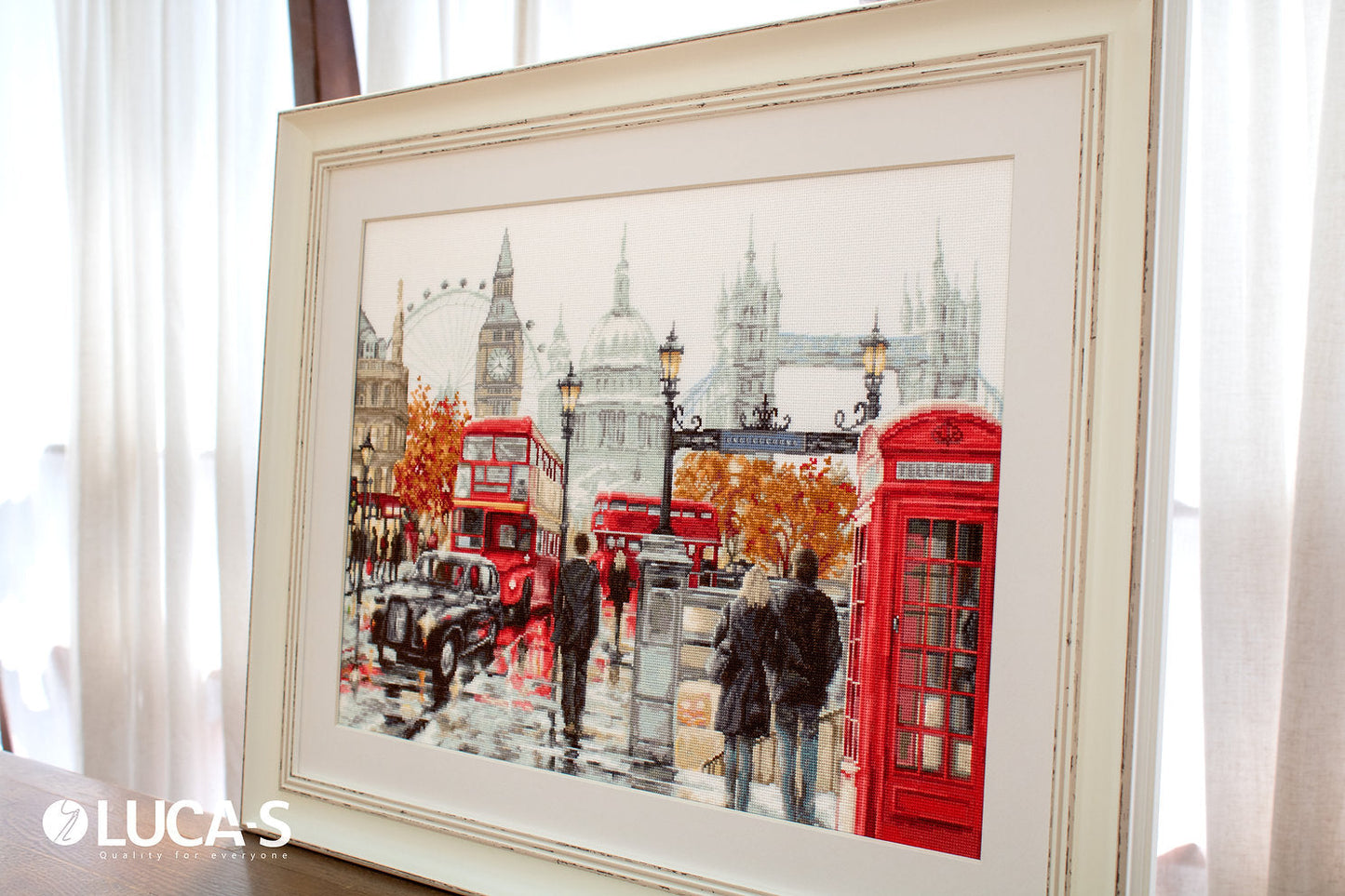 Kit de Punto de Cruz "Londres" de Luca-S - B2376