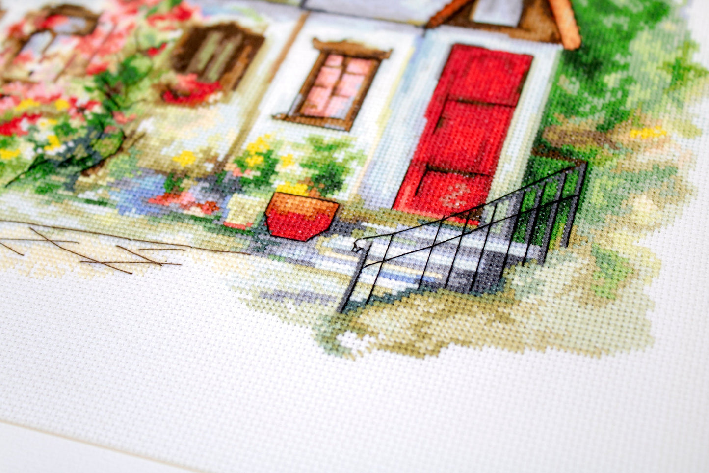 Kit de Punto de Cruz Beautiful Country House - BU4005 Luca-S