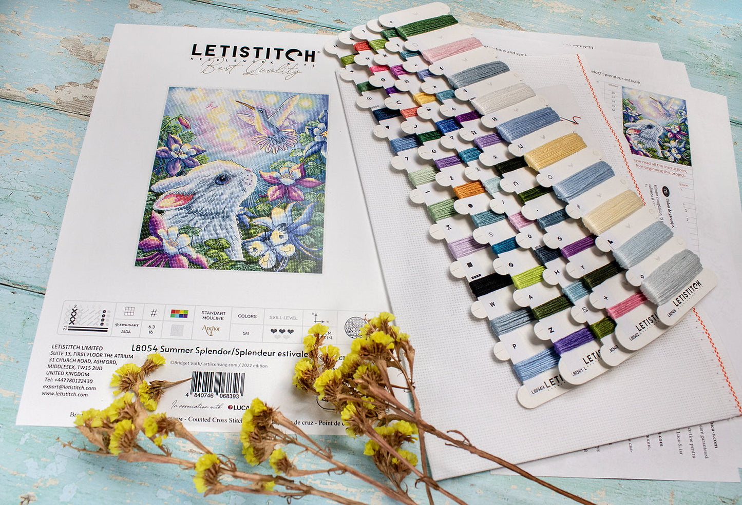 Esplendor de Verano - L8054 LETISTITCH - Kit de Punto de Cruz