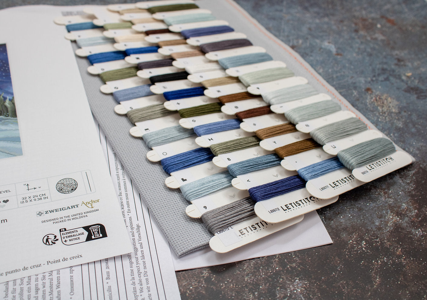 Kit de Punto de Cruz "Nada puede detener un sueño" - LETISTITCH L8067