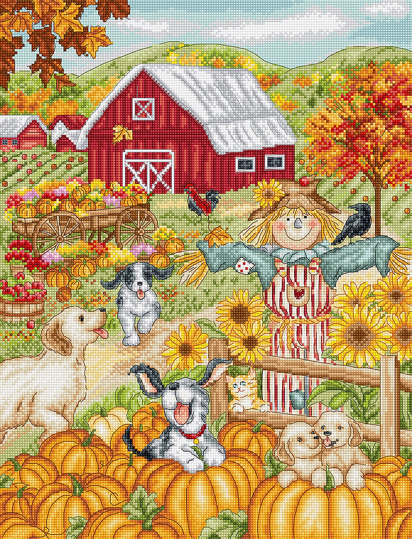 L9936 Autumn Farm - Letistitch | Kit de punto de cruz