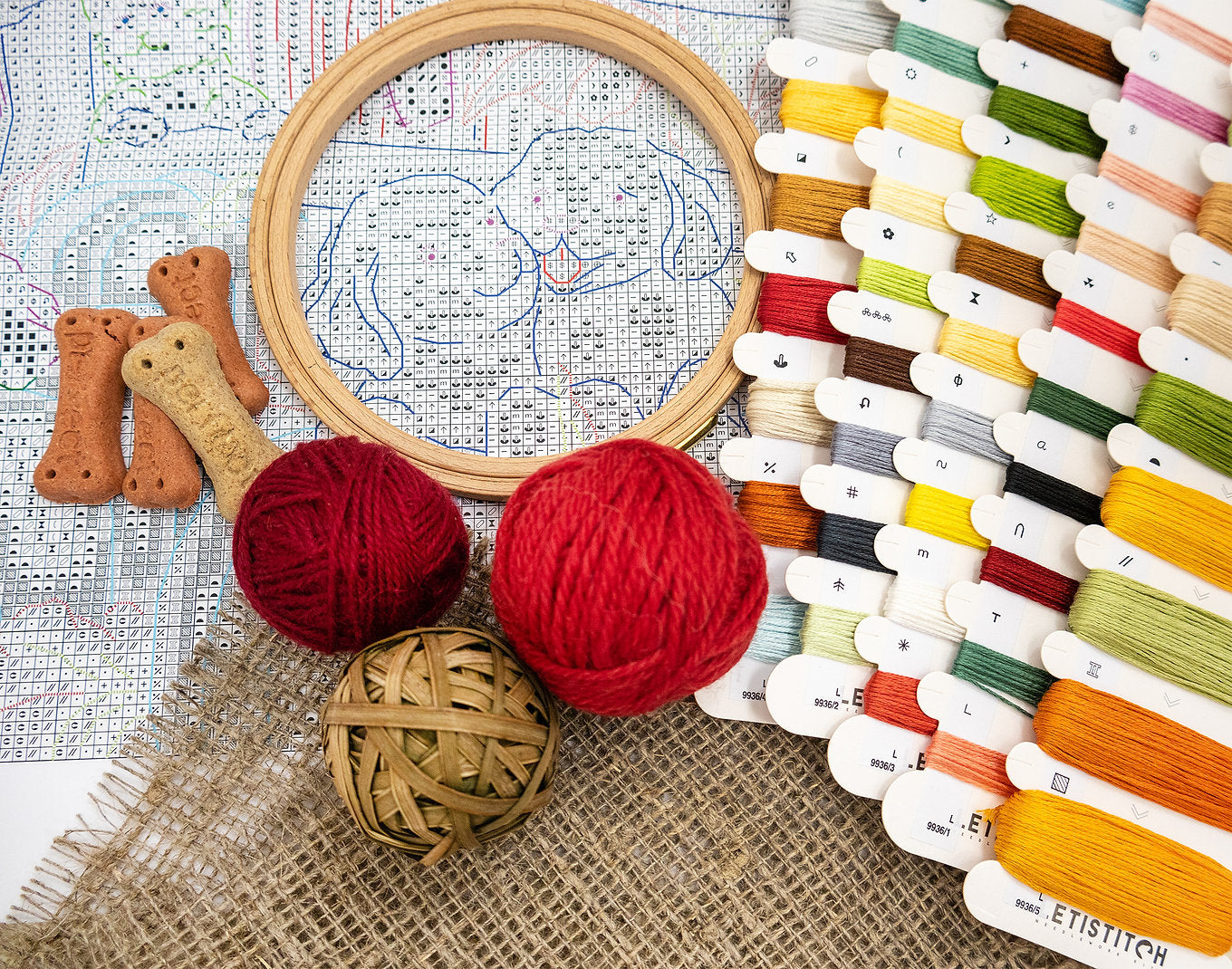 L9936 Autumn Farm - Letistitch | Kit de punto de cruz