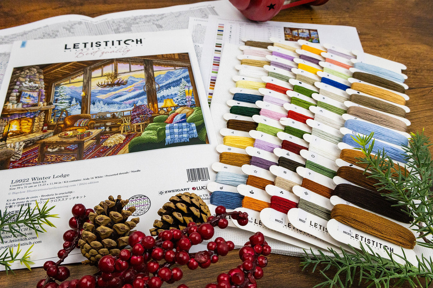 L9922 Winter Lodge - Letistitch | Kit de Punto de Cruz