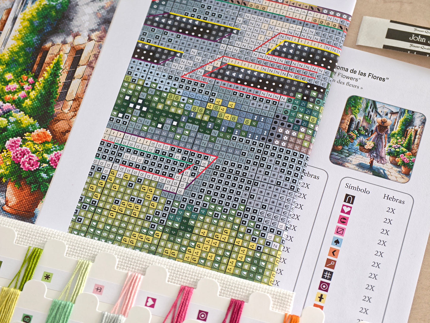 The Scent of Flowers - Cross Stitch Kit AVA P110