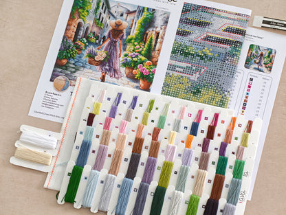 The Scent of Flowers - Cross Stitch Kit AVA P110