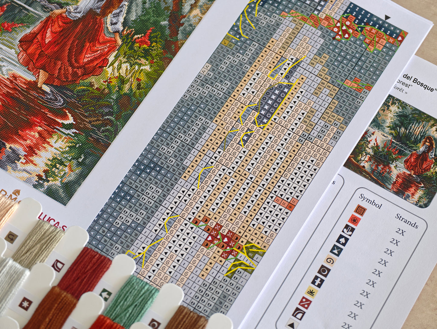 The Secret of the Forest - Cross Stitch Kit AVA P041