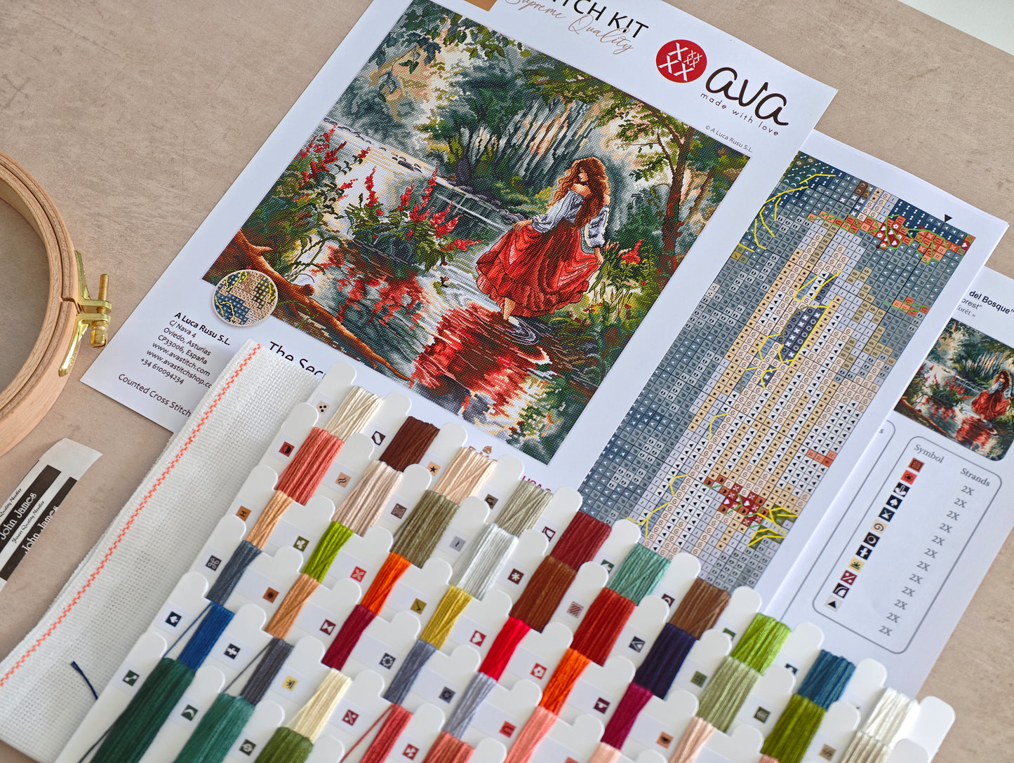 The Secret of the Forest - Cross Stitch Kit AVA P041