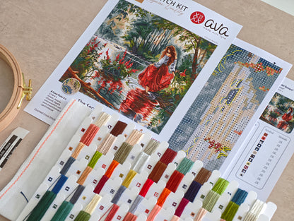 The Secret of the Forest - Cross Stitch Kit AVA P041