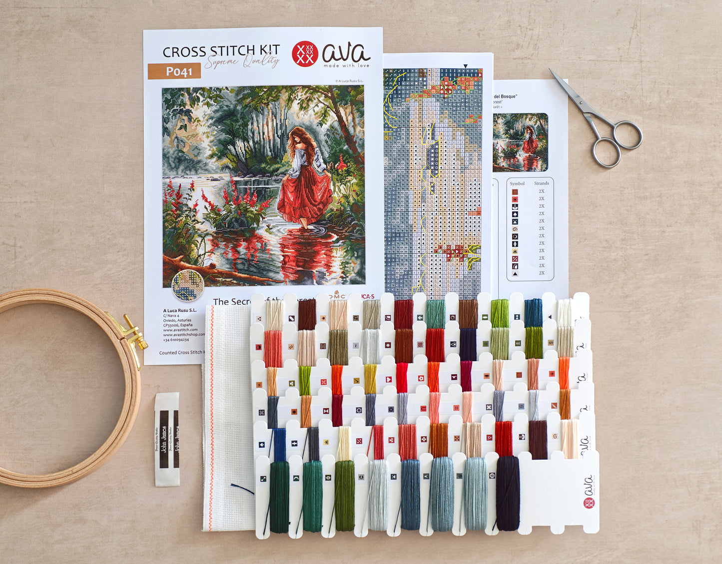 The Secret of the Forest - Cross Stitch Kit AVA P041