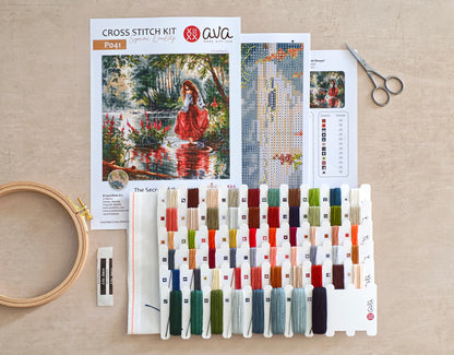 The Secret of the Forest - Cross Stitch Kit AVA P041