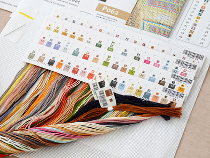 P062 Orange Tree Street – Cross-Stitch Kit - Signature Collection