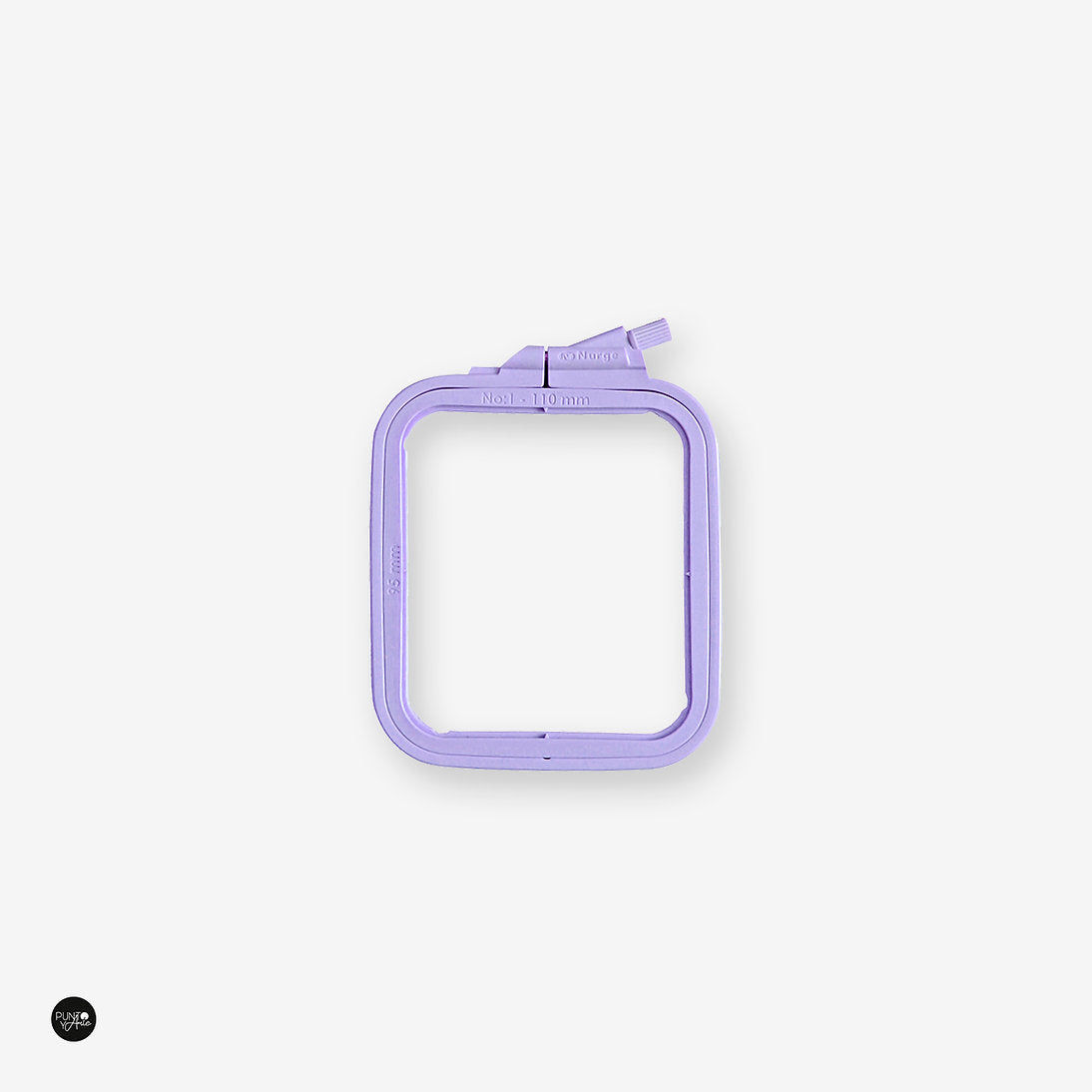 Nurge Violet Square Hoop: Precision and Style for Your Embroidery