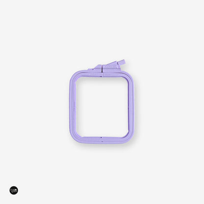 Nurge Violet Square Hoop: Precision and Style for Your Embroidery