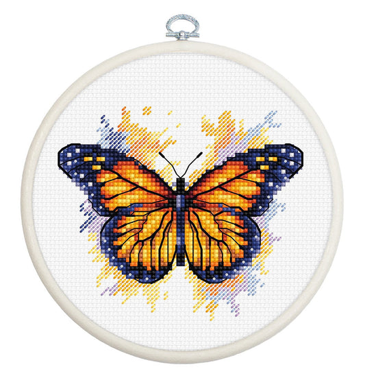 Kit de Punto de Cruz - The Monarch Butterfly - BC102 Luca-S