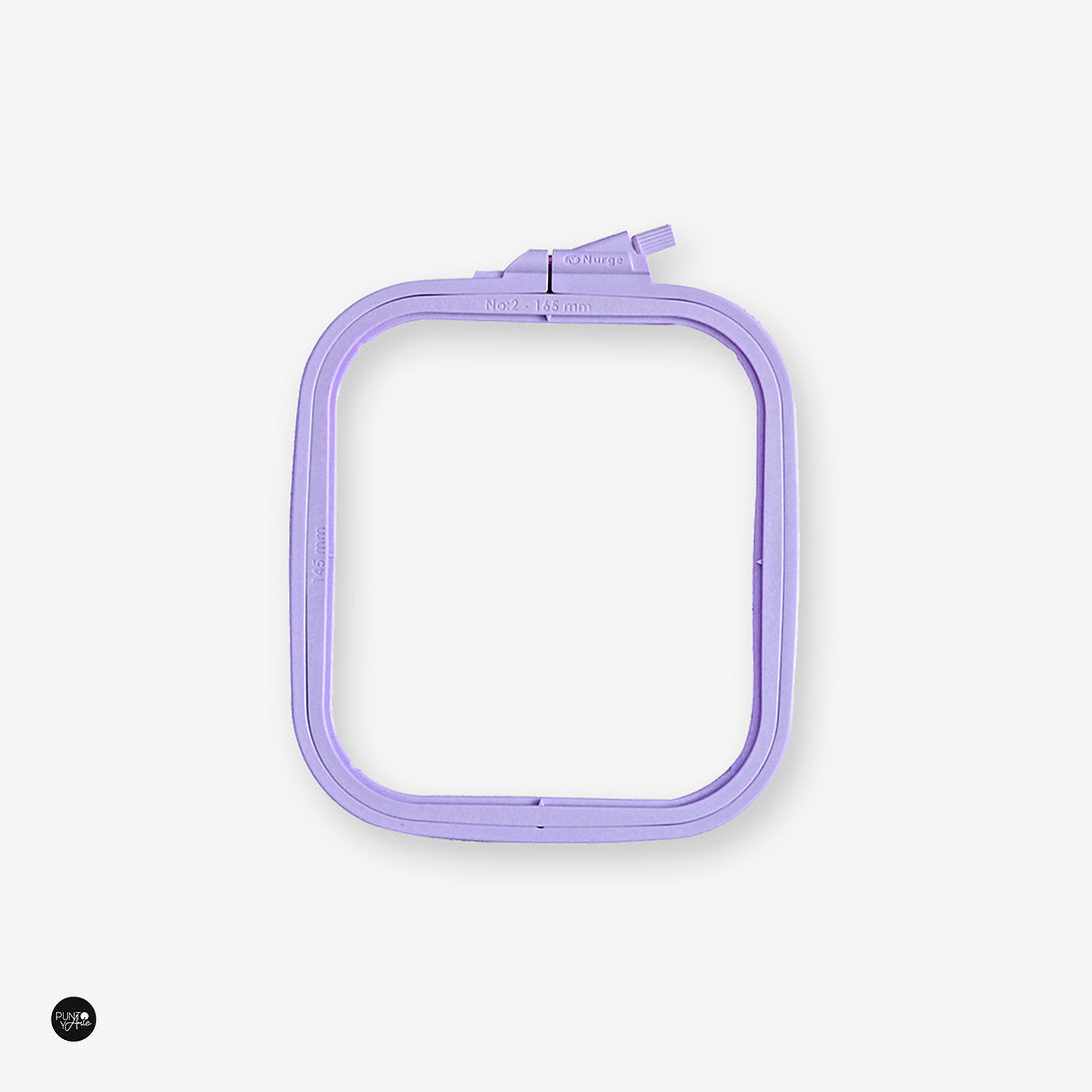 Nurge Violet Square Hoop: Precision and Style for Your Embroidery