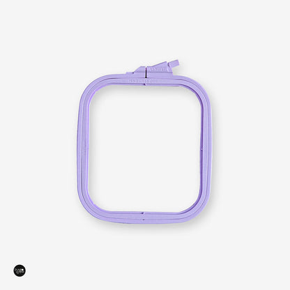Nurge Violet Square Hoop: Precision and Style for Your Embroidery