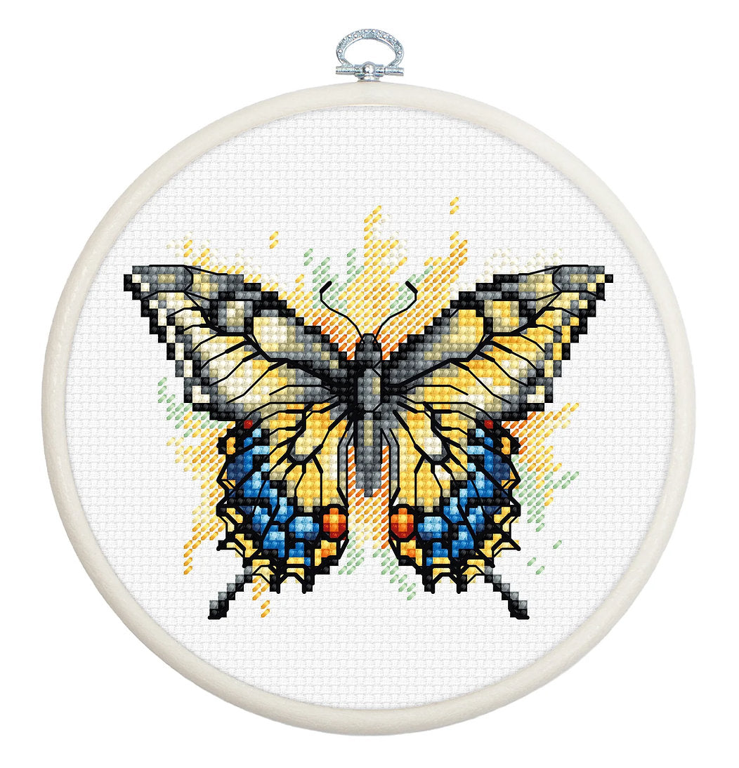 Kit de Punto de Cruz - Swallowtail Butterfly - BC101 Luca-S