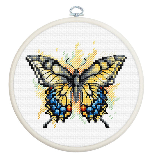 Kit de Punto de Cruz - Swallowtail Butterfly - BC101 Luca-S