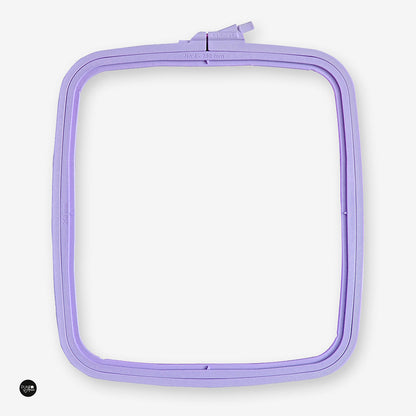 Nurge Violet Square Hoop: Precision and Style for Your Embroidery