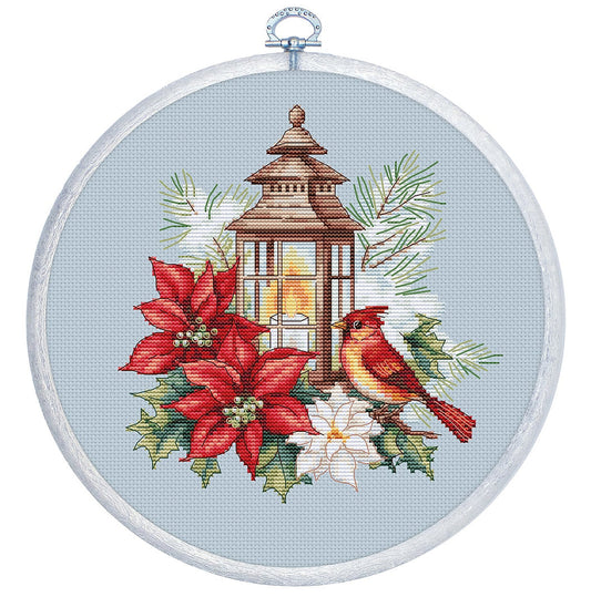 Kit de Punto de Cruz - Poinsettia - BC233 Luca-S