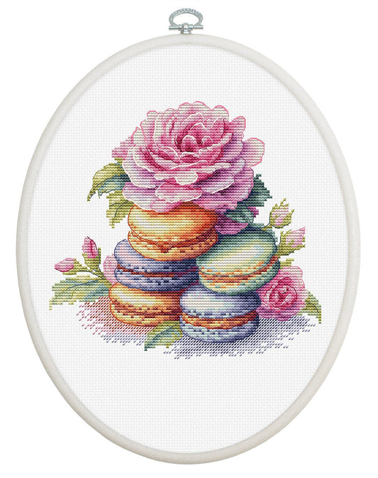 Kit de Punto de Cruz - French Macarons - BC226 Luca-S