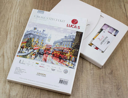 Kit de Punto de Cruz. Londres - BU5006 de Luca-S Gold