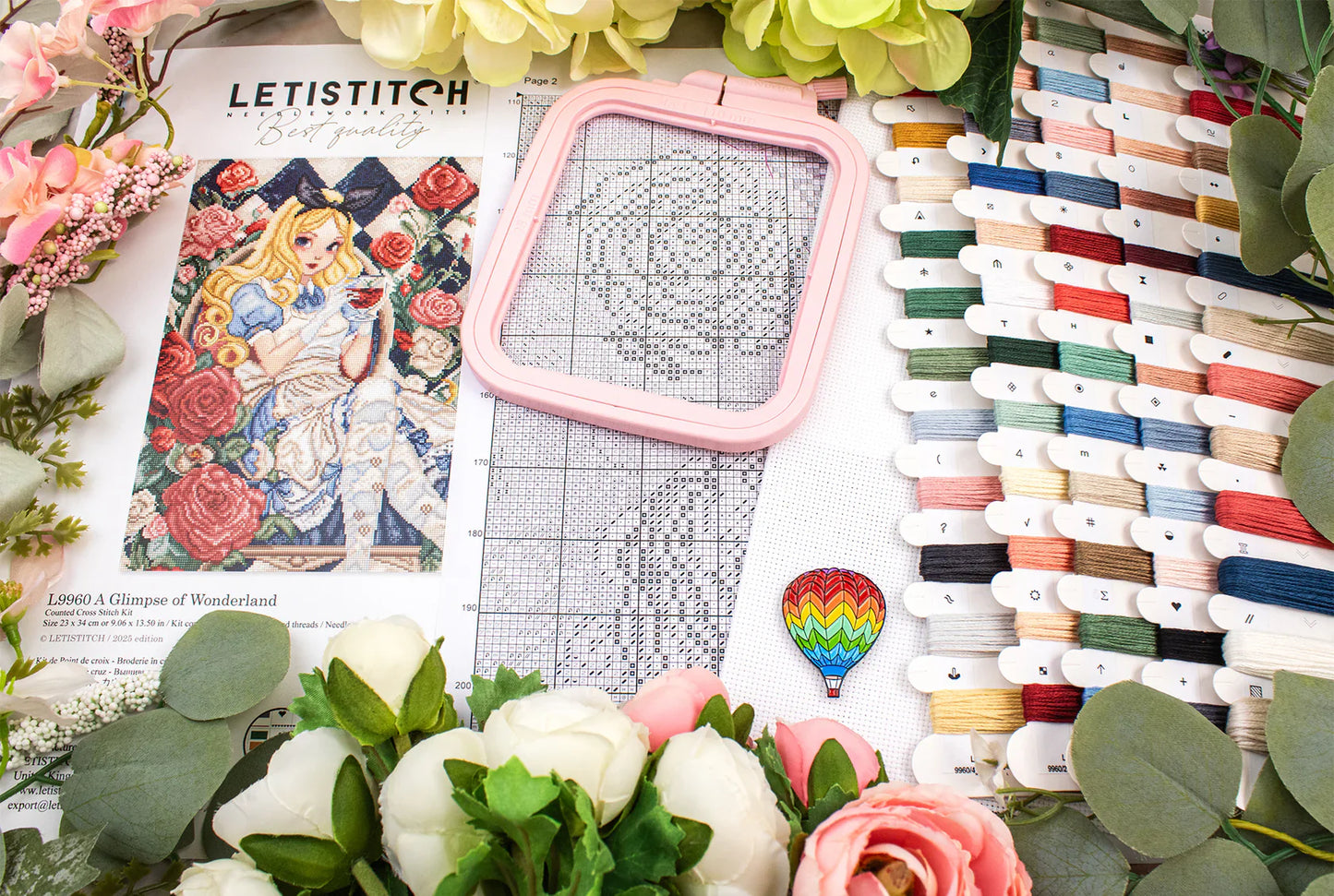 Kit de Punto de Cruz Letistitch - A Glimpse of Wonderland L9960