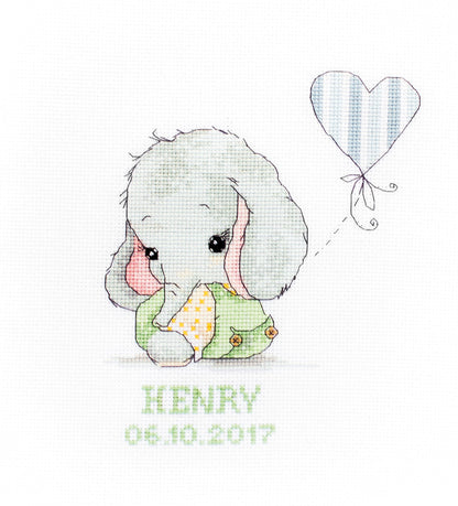 B1135 Natalicio - Baby - Kit de Punto de Cruz Luca-S