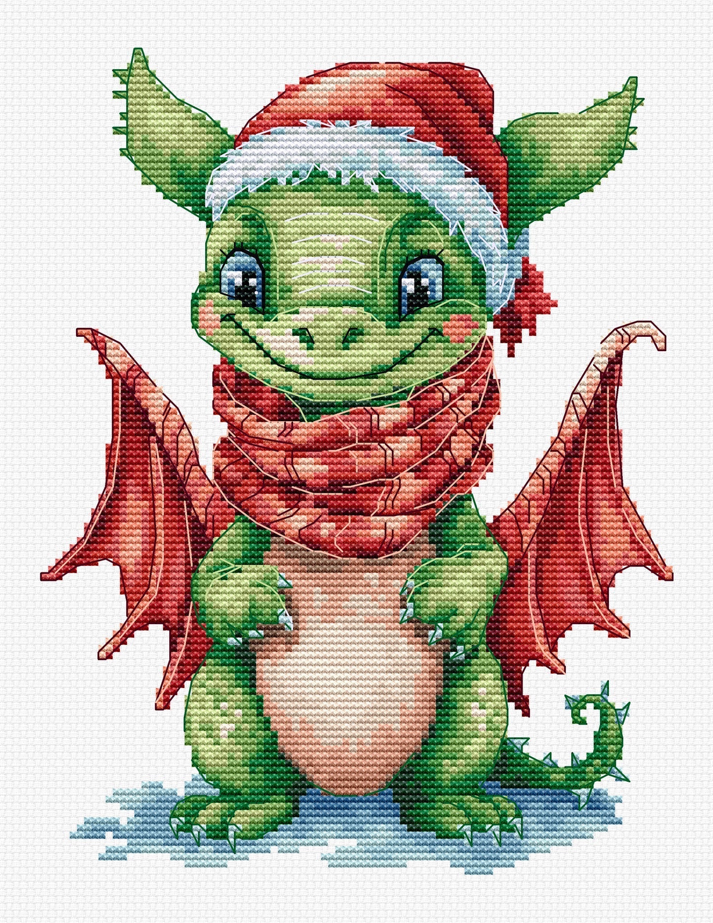 Kit de Punto de Cruz - The Happy Dragon - B1406 Luca-S