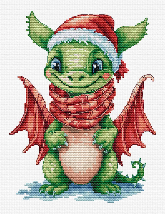 Kit de Punto de Cruz - The Happy Dragon - B1406 Luca-S