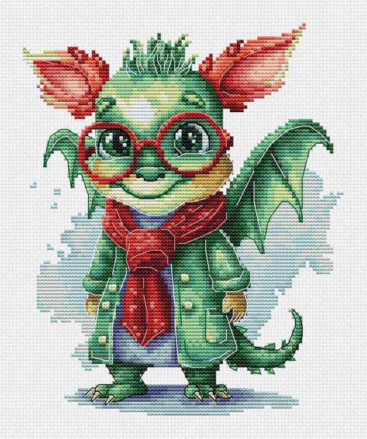 Kit de Punto de Cruz - The Elegant Dragon - B1407 Luca-S