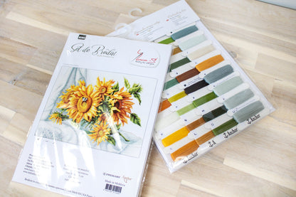 Kit de Punto de Cruz Girasoles - Luca-S B2264
