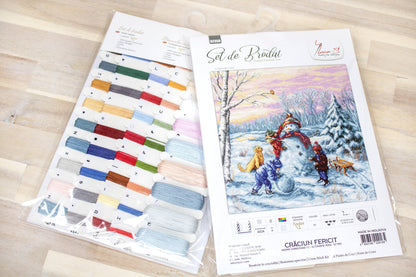 (Descatalogado) B2358 Feliz Navidad - Luca-S - Kit de Punto de Cruz