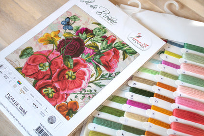 (Descatalogado) B2366 Flores de verano - Luca-S - Kit de Punto de Cruz