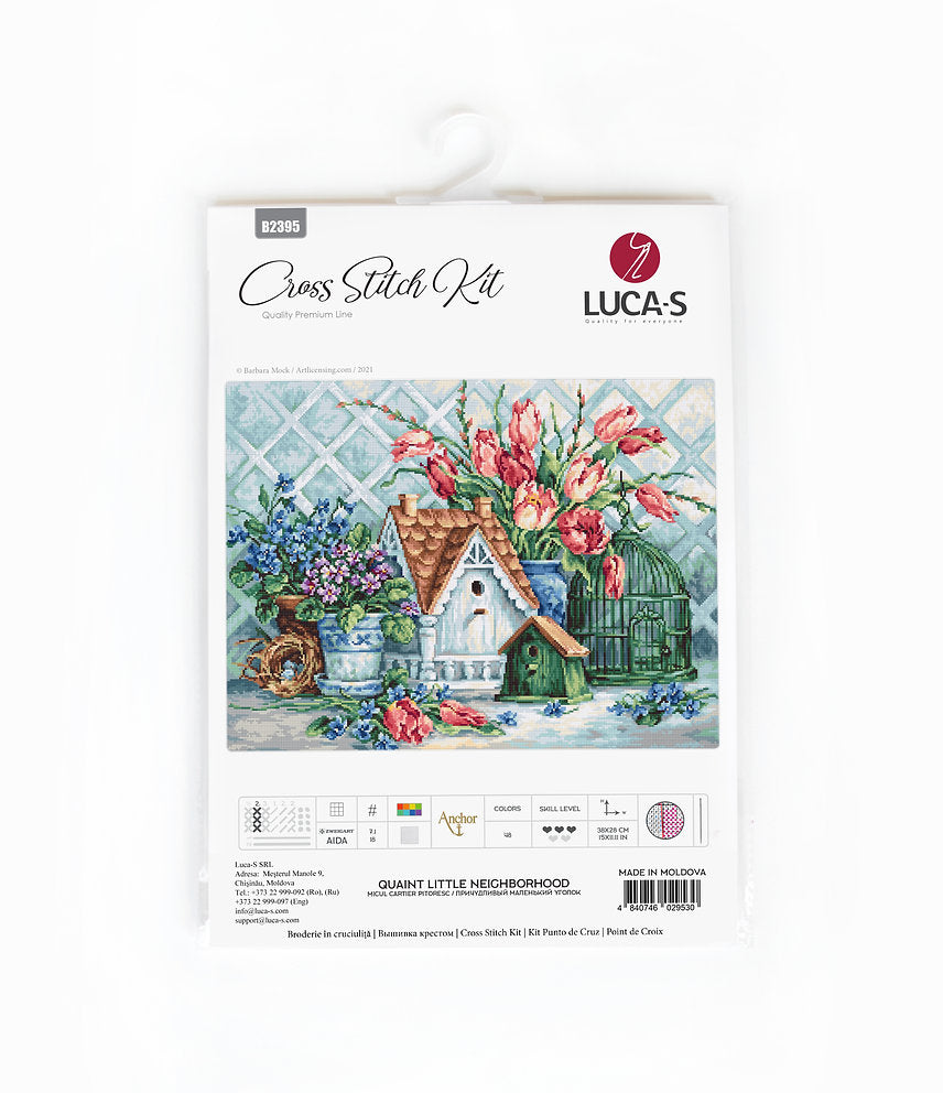 B2395 Pequeño barrio pintoresco - Luca-S - Kit de Punto de Cruz