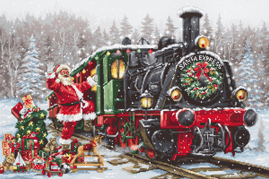 B2397 Santa`s Express - Luca-S - Kit de Punto de Cruz