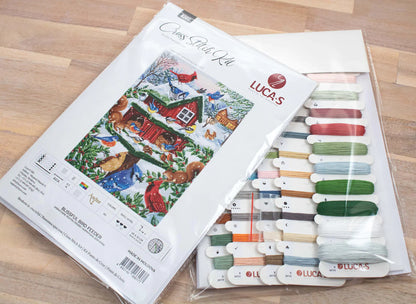 Kit de Punto de Cruz - Blissful Bird Feeder - B2417 Luca-S