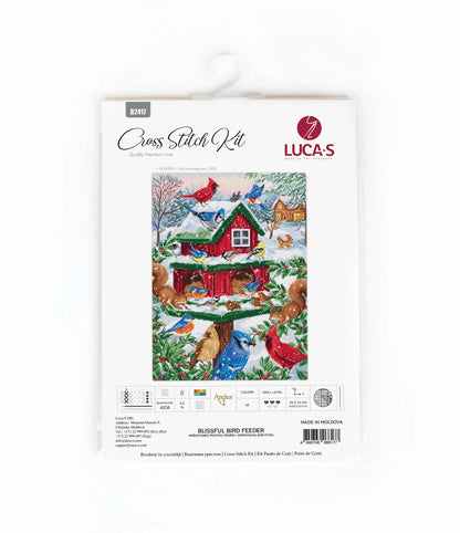 Kit de Punto de Cruz - Blissful Bird Feeder - B2417 Luca-S
