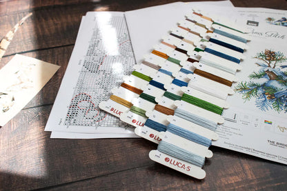 Kit de Punto de Cruz - The Birds-Winter - B2418 Luca-S