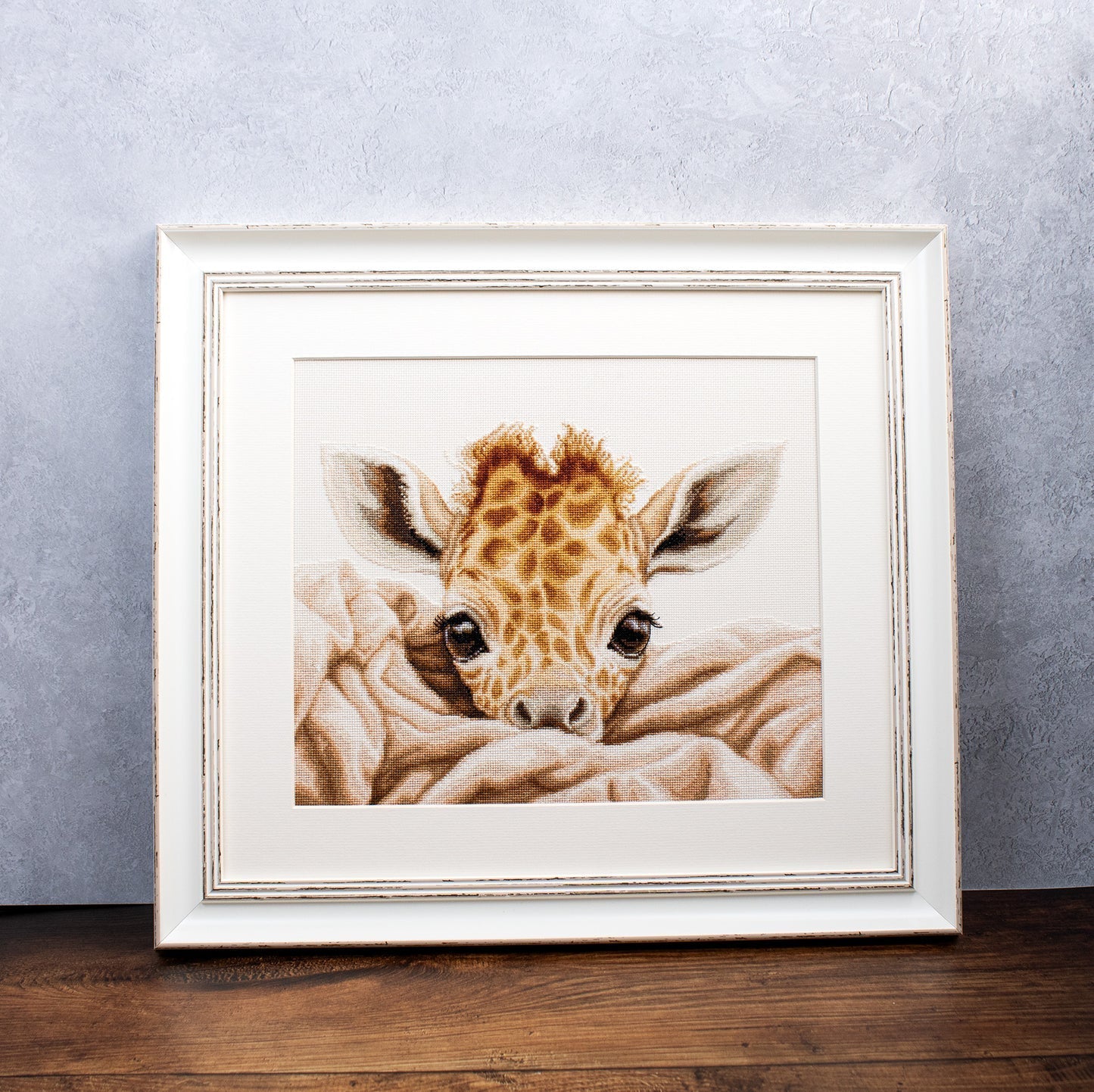 Kit de Punto de Cruz - The Baby Giraffe - B2425 Luca-S
