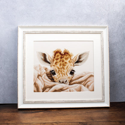 Kit de Punto de Cruz - The Baby Giraffe - B2425 Luca-S