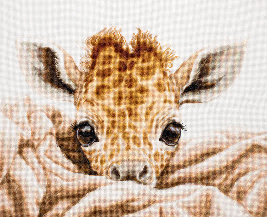 Kit de Punto de Cruz - The Baby Giraffe - B2425 Luca-S