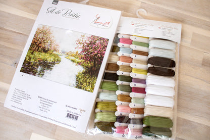 Kit de Punto de Cruz Paisaje de Primavera - B545 Luca-S