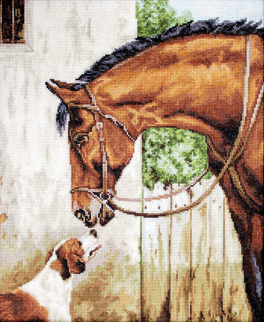 Hunter and Foxhound - B580 Luca-S - Kit de Punto de Cruz