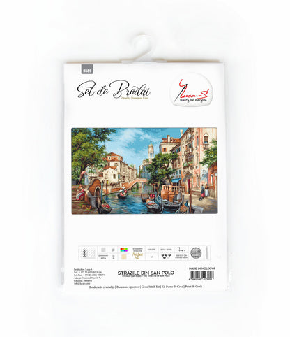 Kit de Punto de Cruz Las Calles de San Polo - B589 Luca-S